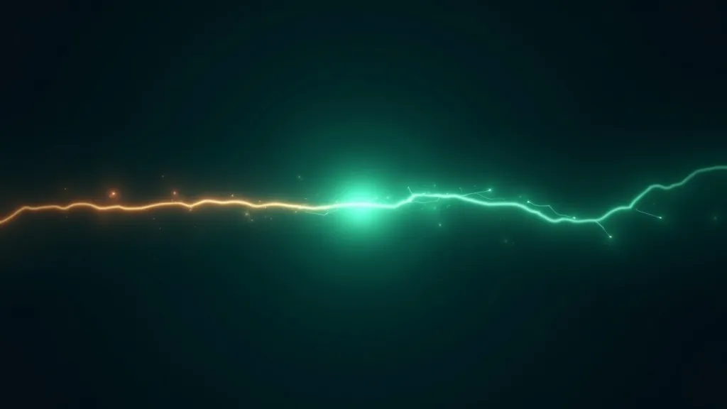 Zářící zelené signální světlo blikající při zahájení testu reflexů